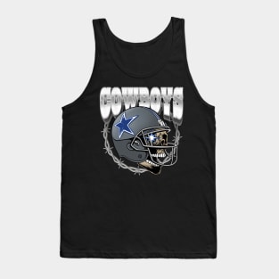 skull football Tank Top